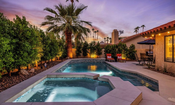 Palm Desert House | Azure Oasis - Saltwater Pool & Spa with putting green!