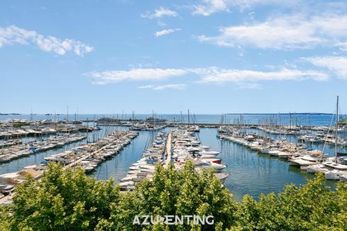 Golfe Juan Apartment | Azurenting - harbor view - roof-top