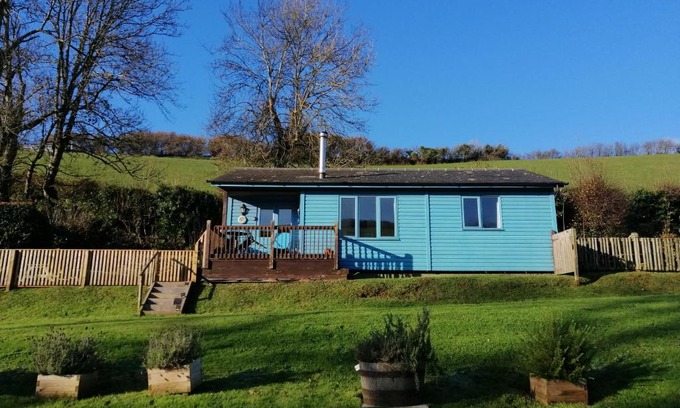 Burgh Island Ski Chalet | Badgers Den, a beautiful log cabin in a secluded valley close to the beach
