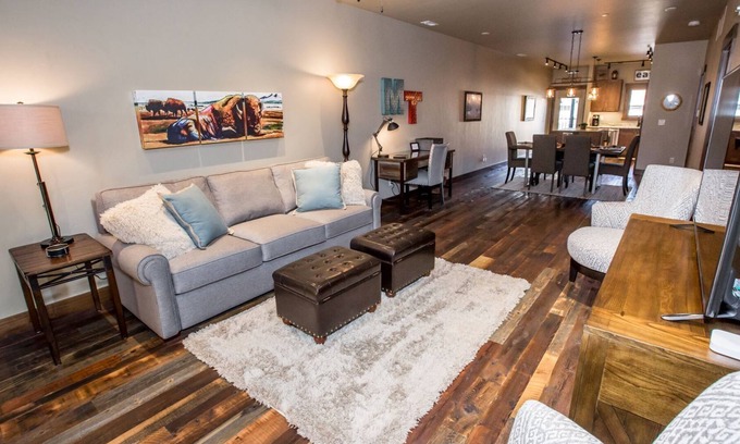 Whitefish Condo | Baker Loft 203 - Downtown condo, walking distance to restaurants, shops & more!