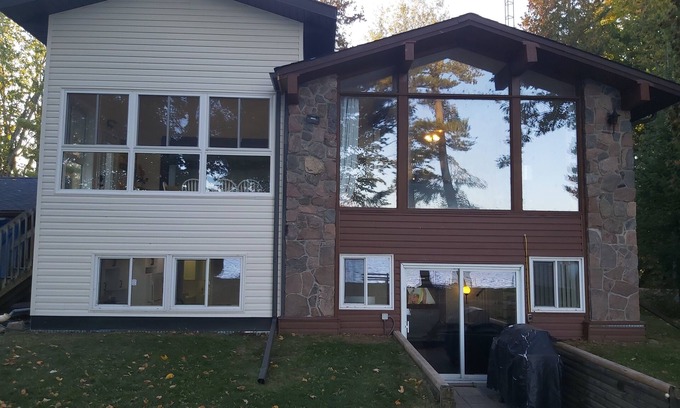 Kawartha Lakes Cottage | Balsam Lake Waterfront 5 Bedrooms, 3 Baths, 2 Kitchens, Sleeps 16, Dog friendly.