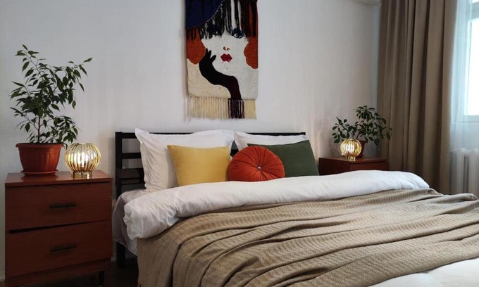 Almaty Apartment | BAYHOUSE - Апартаменты в БОХО Жетысу