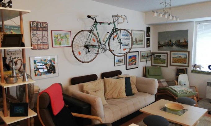 Ohrid Apartment | Beachfront home M&N with bicycles for every family