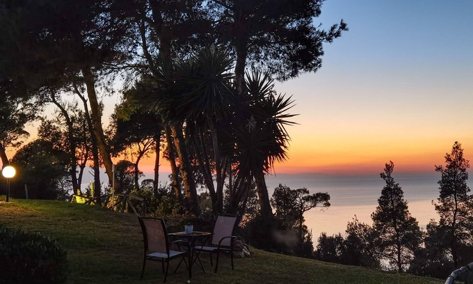 Kassandra Villa | Beachside Haven, Poolside Serenity & Sunset Magic