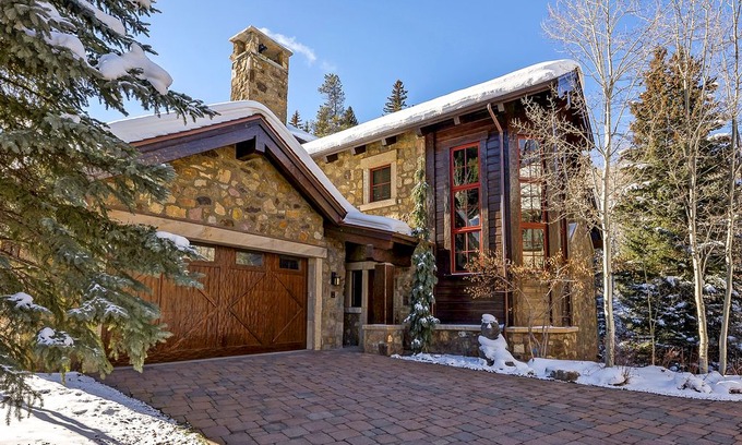 Village Walk House | Beautiful, Ski-In/Out Village Walk Home, With Private Hot Tub and Game Room