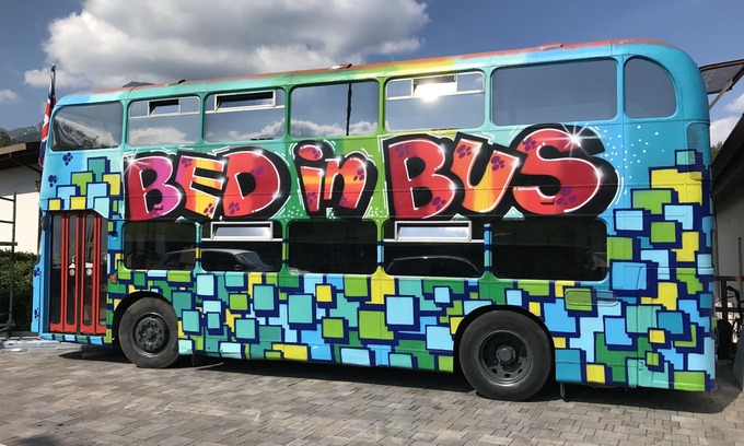 Belluno House | Bed in Bus - Luxury Belluno Dolomiti London Bus