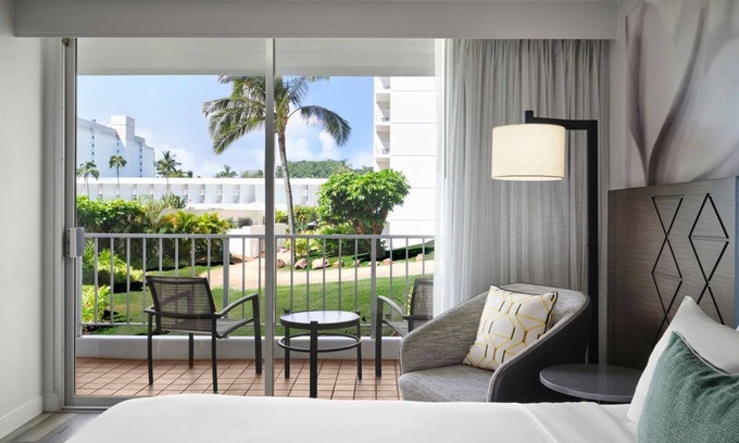 Lihue Hotel | Big Garden View Room w/Private Balcony! Just a short drive to Wailua Falls!