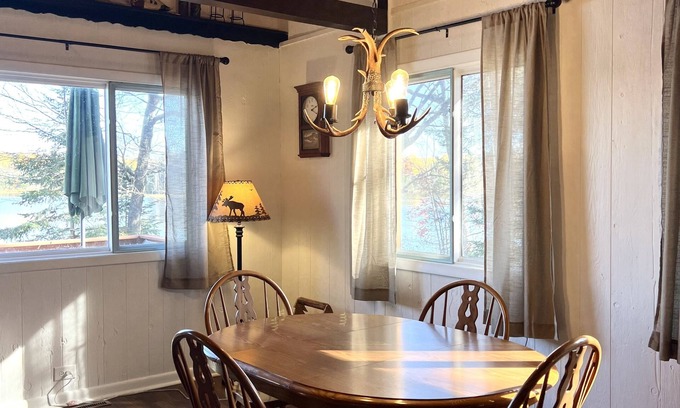 Presque Isle Cabin | Birch Lake Haven! Direct Trail Access!