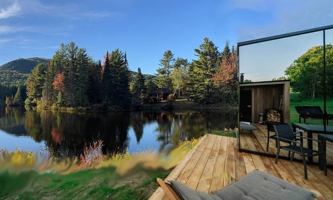 Whitefield House | Birch Mirror House at FarAway Pond