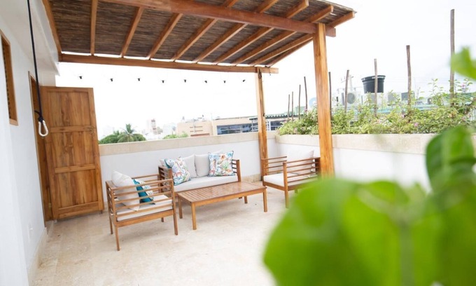 Castillogrande House | Blue House Castillo View Private Jacuzzi