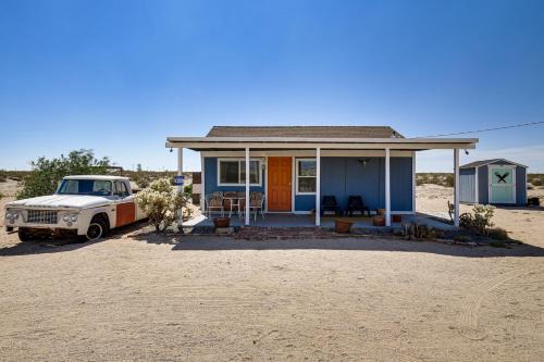 Twentynine Palms House | Boho Bungalow with Hot Tub 16 Mi to Joshua Tree NP