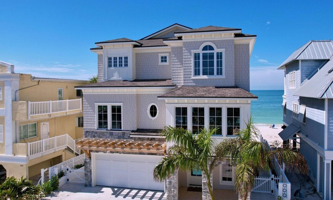 Sunset Beach House | Brand New 5 BR Home on Sunset Beach with Pool