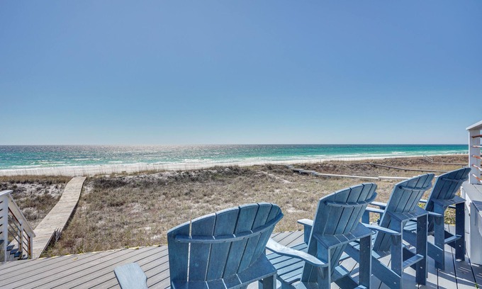 Hollywood Beach Cottage | Breezy PCB Retreat w/Direct Beach Access!