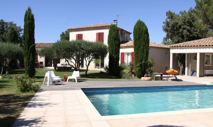 Caremeau House | Bright and quiet villa with Garden & Pool, Nîmes - 8/12 pers. - 06/28 July