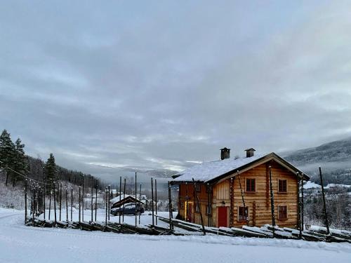 Atra House | Cabin With Wooden Interior By Lake Tinnsjøen