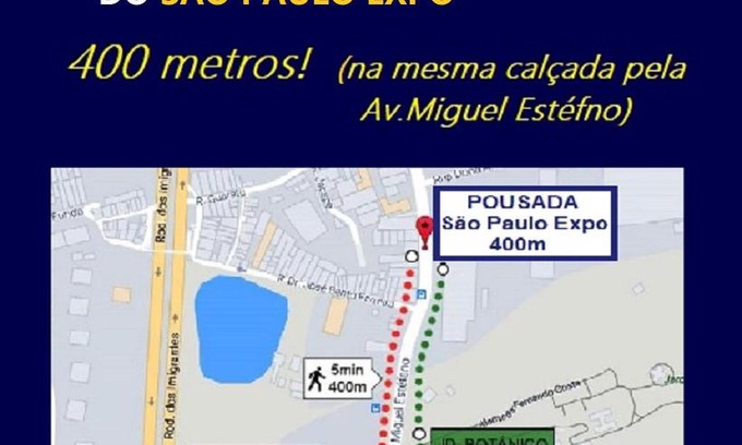 Vila Agua Funda Hotel | Cama & Café São Paulo Expo há 400metros