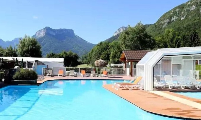 Chaparon House | Camping Les Fontaines**** - Coco Sweet 3-room tent for 4 people without sanitary facilities