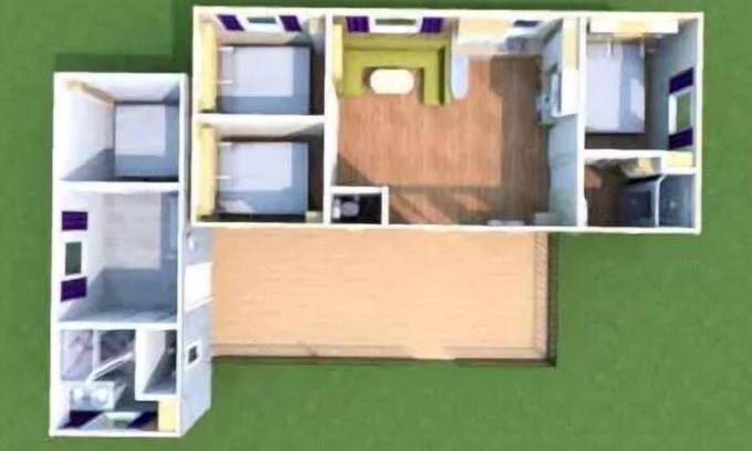 Mazeres House | Campsite La Bastide * - cottage 3 bedrooms 6 people