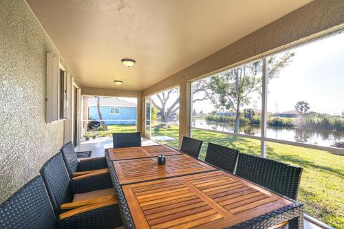 Burnt Store House | Canal-Front Cape Coral Home with Fire Pit, By Beach!
