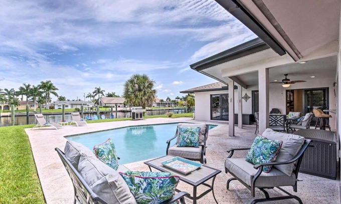 Caloosahatchee House | Canalfront Cape Coral Home with Private Dock!