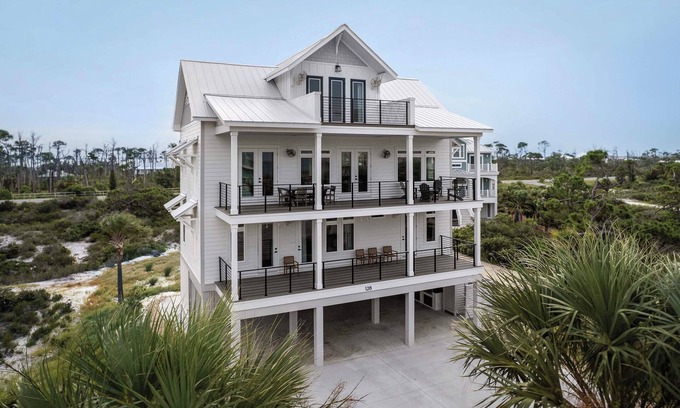 Cape San Blas House | Cape San Blas Gem w/Sunrise + Sunset Views
