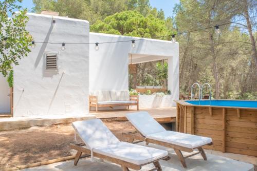 Santa Eulalia del Rio Villa | Casa Can Vert con piscina