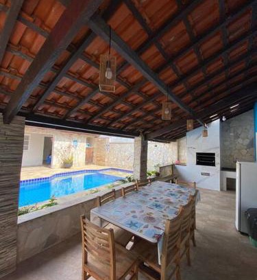 Itanhaem House | Casa com piscina a 300 metros do Mar