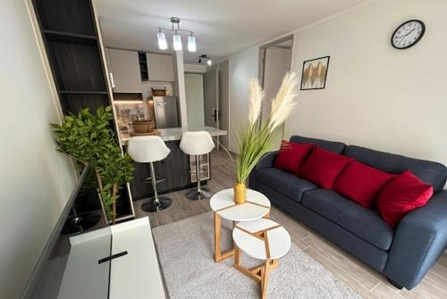 Downtown Santiago Apartment | Cercano a Movistar Arena y Parques I 1H1B