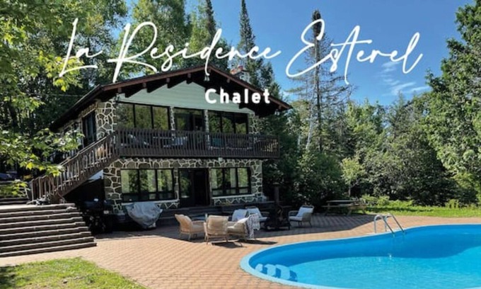 Esterel Ski Chalet | Chalet 4 oaks with swimming pool with access to the lake
