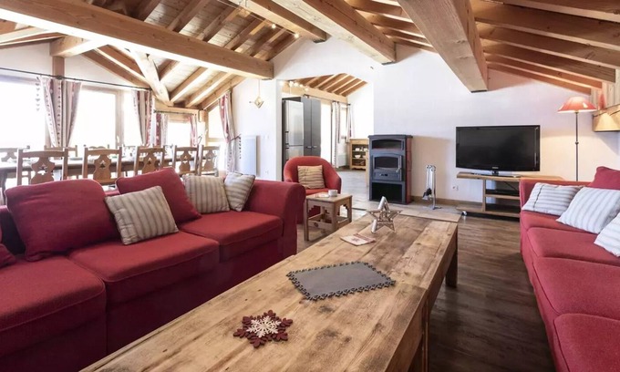 Les Eucherts Ski Chalet | Chalet MMV Les Perdrix 1 - Mountain Collection - 7-room duplex chalet for 14 people