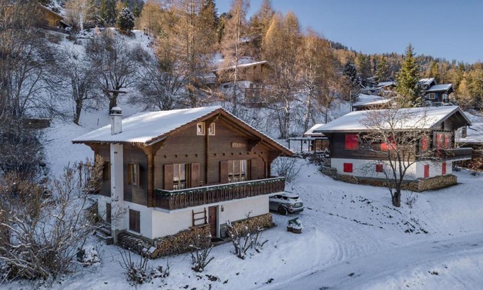 Riddes Ski Chalet | Chalet Noisette Authentic Swiss chalet Perfect for families