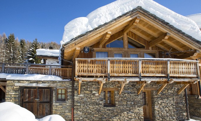 Arc-1800 Ski Chalet | Chalet with terrace, quiet location at ARC 1800 in SAVOIE