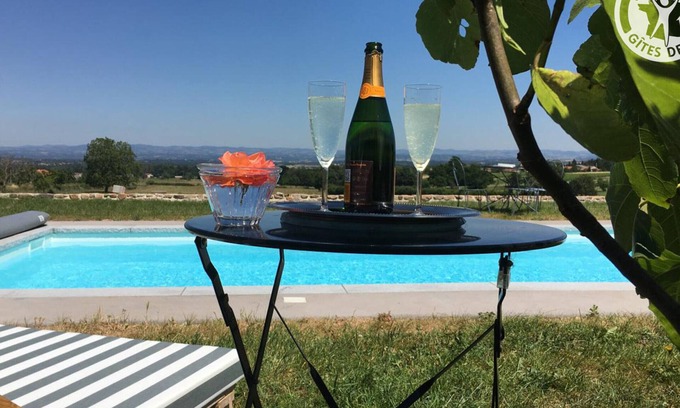 Saint-Andre-dʼApchon Cottage | Charming Farm Cottage with Pool, Fireplace, and Modern Amenities in Saint-André-d'Apchon