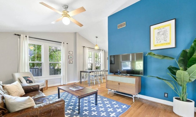 Blackshear-Prospect Hill House | Charming Rustic Oasis w/ Cowboy Pool, Fire Pit