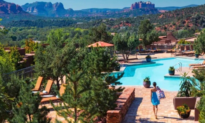 Uptown Sedona Resort | Christmas Week in Sedona at The Hyatt Pinon Pointe 2 bedroom Sleeps 6