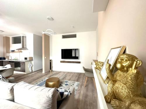 Cottbus Apartment | Classy City-Apartment - Netflix-Parkplatz-Balkon-Zentrum-BTU-Kaffeevollautomat