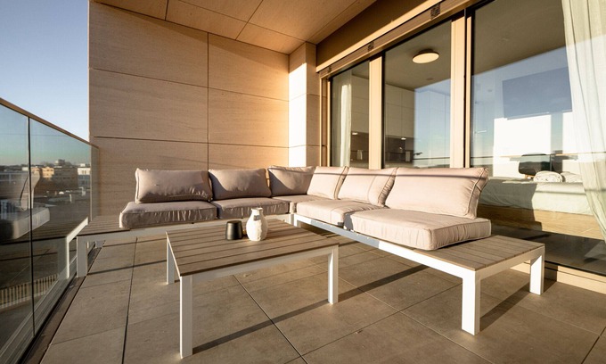 Gasperich Apartment | Classy Studio W Balcony near Cloche dOr