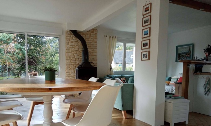 Combrit House | Combrit, pretty house with private access to the river