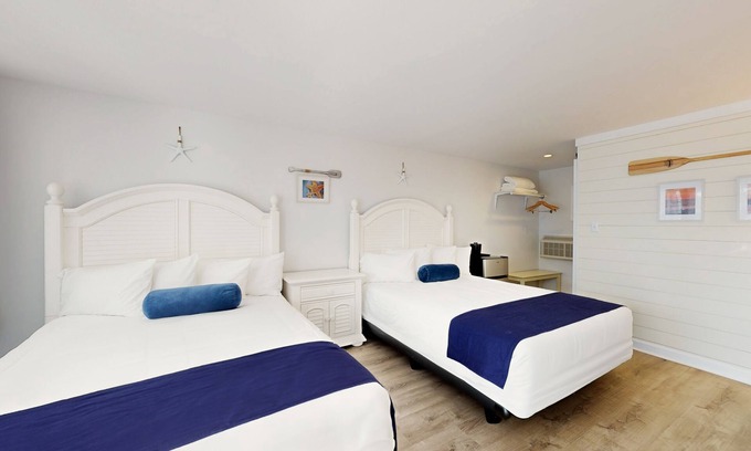 Lower Township Hotel | Comfortable Coastal Retreat with Two Queen Beds