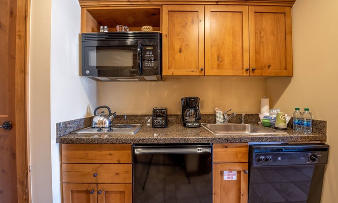 Crested Butte Apartment | Comfortable Studio Efficiency Unit With Balcony Over Mountaineer Square Condo - No Cleaning Fee! by RedAwning