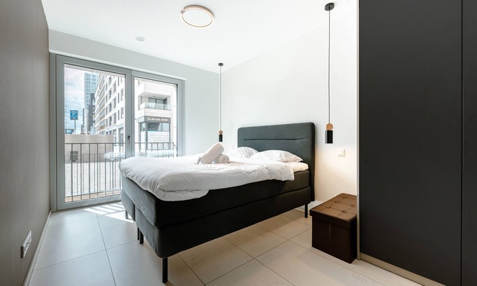 Gasperich Apartment | Comfy 1BR Apt w Balcony at Cloche dOr