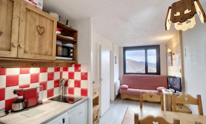Reberty Apartment | Confortable 2 pièces pour 4 pers, proche pistes et commerces, parking gratuit - FR-1-178-317