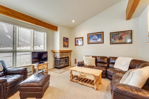 East Village at Copper House | Copper Mtn Resort Duplex with Golf Course Views!