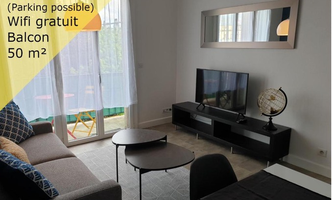 Lorient Apartment | COSMAO - Grand 2 pièces moderne & cosy proche de la gare et du centre