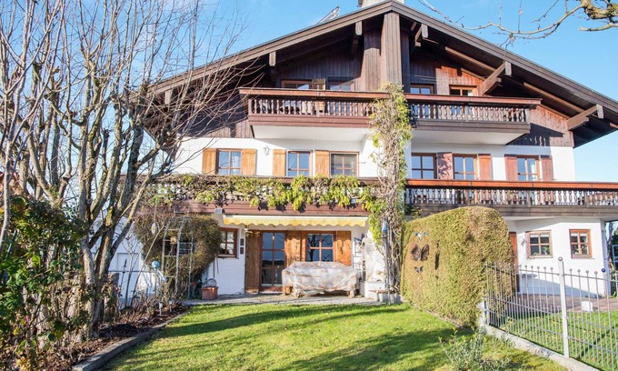 Eggstatt Apartment | Cosy Holiday Apartment "Alpenblick" with Balcony, Terrace & Wi-Fi; Parking Available