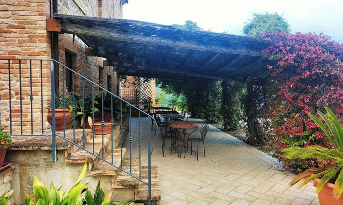 Ortezzano Other | Cottage on the Marche hills with swimming pool.