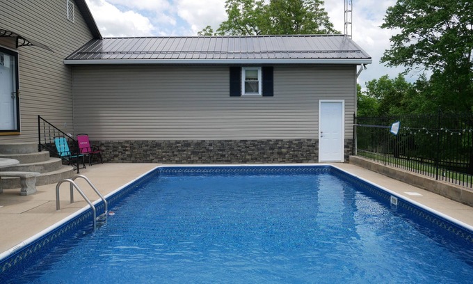 Kerr House | Country Retreat with Inground Pool and Hot Tub