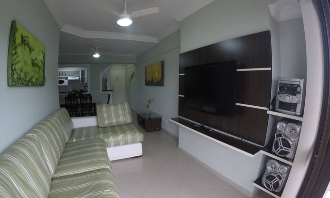 Jardim Tejereba Apartment | COVE-FOOT IN THE SAND-AIR CONDITIONING-BEACH SERVICE-3 BEDROOMS-2 SPACES