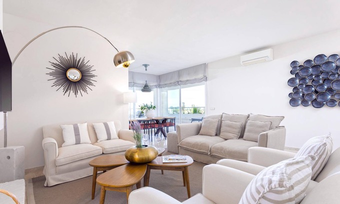 Guadalmina Apartment | Cozy 3bd in Guadalmina. Los Flamencos Terrace