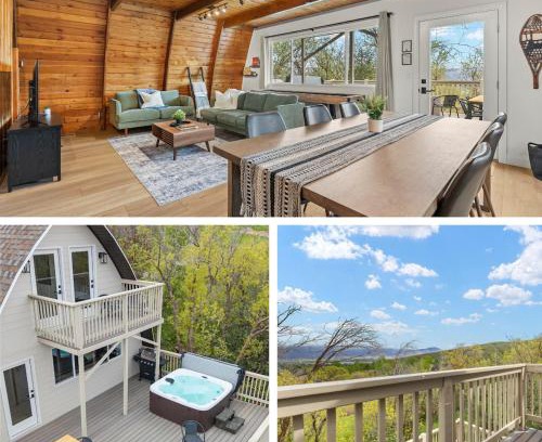 Midway House | Cozy Mtn Cabin - Epic Views - Hot Tub - Fire Pit
